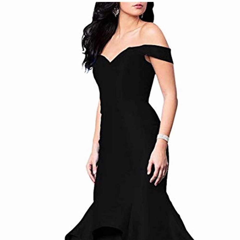 Black Trumpet Gown
